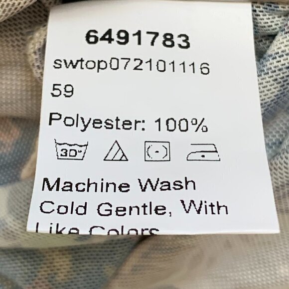 Shein Curve Mesh Smock Neck Cottagecore Patchwork Crop Top 4XL #60V - Picture 8 of 10